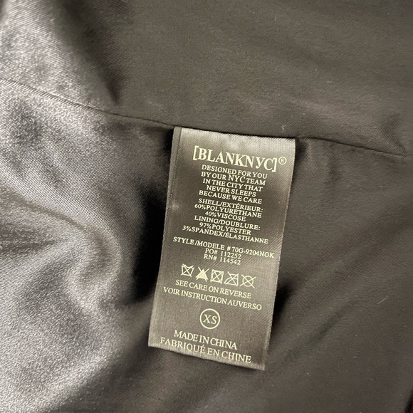 Blank NYC Leather Jacket - Picture 4 of 4